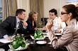 Business people having a meeting