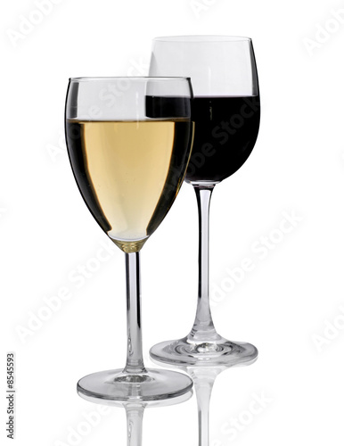 two glasses of wine. Two glasses of wine