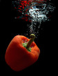Paprika in water 3