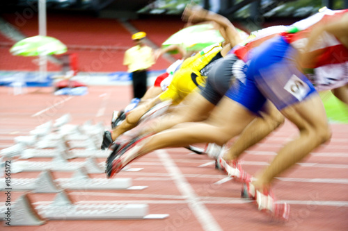 Photo: Athletes Starting with Motion Blur Athletes Starting with Motion Blur