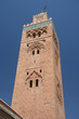 Famous minaret in Marrakesh Famous minaret in Marrakesh