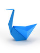 ORIGAMI - CIGNO BLU