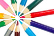 Colored school pencils