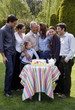 Family celebrating a birthday