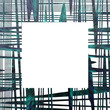 Blue Wavy Frame