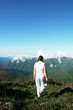Girl in mountain