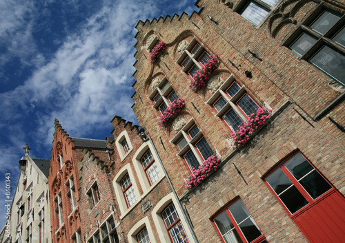 Photo: Brugge: typical houses. Brugge: typical houses.