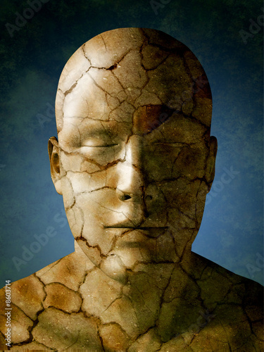 Bild wird geladen Leinwanddruck Bild - Andrea Danti : Cracked head