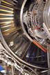 large jet engine striped for maintenance large jet engine striped for maintenance