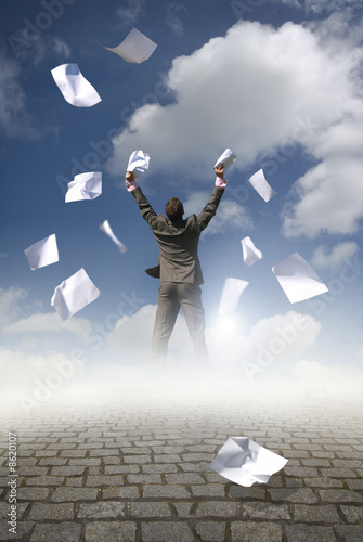 Photo: Businessman & Paperwork Businessman & Paperwork