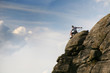 Sitting at the top of a climb