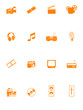 Media Icons (orange)