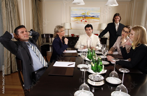 Photo: Business people having a meeting Business people having a meeting