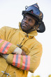 Portrait of a firefighter