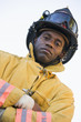 Portrait of a firefighter