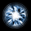Blue Wormhole Abstraktn&iacute; pozad&iacute;