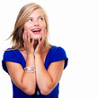 Happy young woman smiling