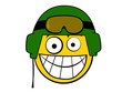 Illustration: Smiley Icon Soldier Smiley Icon Soldier