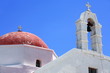 Church dome and bell tower
