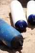 Buoys for boat on beach