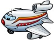 Aeroplane B - smiling cartoon illustration Aeroplane B - smiling cartoon illustration