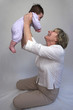 Grandmother and granddaughter