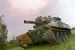 Green Tank in Purple Haze