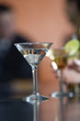 Photo: Close up of glasses filled with cocktail on a bar counter. Close up of glasses filled with cocktail on a bar counter.