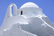 Whitewashed island church