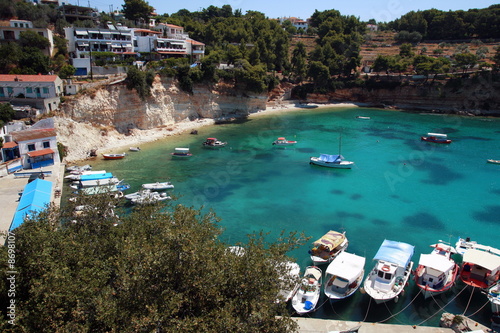 Photo: Island harbor;Alonisos;Greece Island harbor;Alonisos;Greece