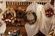 Traditional wreaths and embroidery