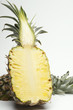 Halved pineapple