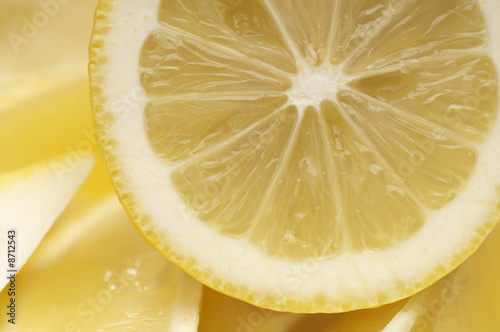 Photo: Cross section of lemon Cross section of lemon