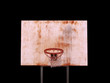 Isolated Basketball Hoop