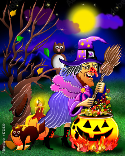 Illustration: witch witch