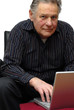 Photo: Senior mit Laptop Senior mit Laptop