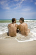 At the beach