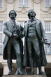 Goethe und Schiller als Denkmal vor dem Nationaltheater. Goethe und Schiller als Denkmal vor dem Nationaltheater.