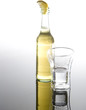 Goldbeer and waterglas