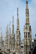 Roof of the cathedral in Milan Italy Roof of the cathedral in Milan Italy