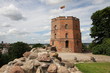 Gediminas castle in Vilnius - the capital of Lithuania