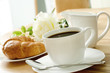 croissant and coffee