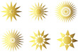 6 Sterne gold
