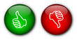 Thumbs Up & Down buttons