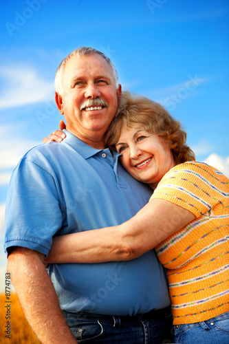 elderly couple