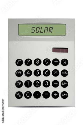 Foto: Solar Taschenrechner Solar Taschenrechner