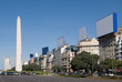 Foto: 9 de Julio Avenue and The Obelisk in Buenos Aires, Argentina 9 de Julio Avenue and The Obelisk in Buenos Aires, Argentina