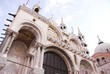 Detail of St Mark's basilica in Venice, Italy