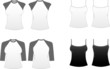 Women's T-shirts-Spaghetti Strap,Cap Sleeve & Baseball Tees