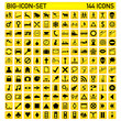 symbole (144 icons set) gelb
